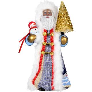 Hallmark keepsake Christmas Ornament 2024 Black Father Christmas Santa Collectors Gaver