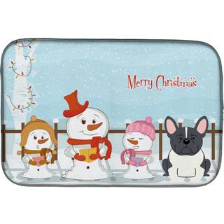 """" Caroline's Treasures French Bulldog Dish Drying Mat 14 """" """" X 21 """" ""Julekarolere"" ""