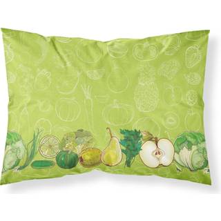 """" Carolines skatte frugter og grøntsager i grøn pillowcase standard flerfarvet """"