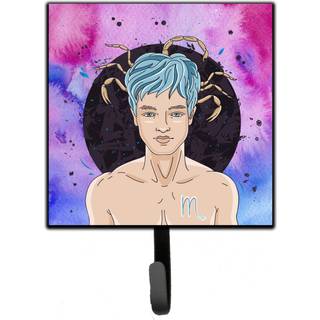 """" Caroline's Treasures Scorpio Zodiac Sign Wall Hook Small Multicolor """"