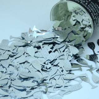 Confetti Champagne Flute Silver - Retail Pack #9283 QS0