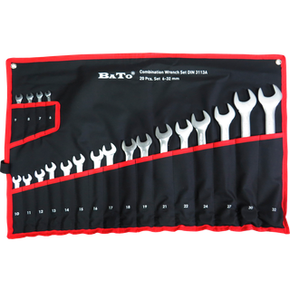 BATO Ringgaffelnøglesæt 6-32 mm 20 dele