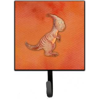 """" Caroline's Treasures Parasaurolophus Watercolor Wall Hook Small Multicolor """"