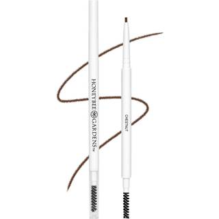 Honeybee Gardens Fine Point Brow Pencil Chestnut Langvarig øjenbryndefinition Vegansk grusomhedsfri skønhed