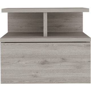 12 """" Lysegr? en skuffe faux tr? natbord