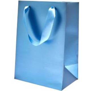Geschenktüte Metallic Matt M - Blau