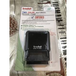 Indtastet Trodat Printy 4912 Selvindkoblende to farvebeskedstempel