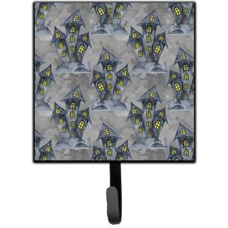 """" Caroline's Treasures Watercolor Halloween Haunted House Wall Hook Lille Multicolor """"