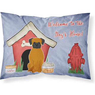 """" Caroline's Treasures Dog House Collection Fawn Boxer Fabric Standard Pillowcase BB2869Pillowcase Multicolor """"