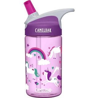 Camelbak Eddy Kids Water Bottle - Camelbak Kids Big Bite Valve - Spill Proof - Vandflaske til b?rn - BPA -fri vandflaske - 12 oz enhj?rninger