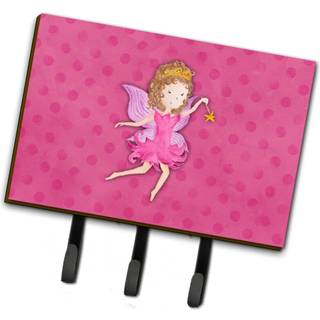 """" Caroline's Treasures Fairy Princess Watercolor Wall Hook Triple Multicolor """"