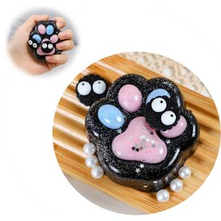 Taba Squishy Cat Paw Squeeze Toys Sensory Fidget Legetøj til din bedste blød og kølige fødselsdagsgave Squishy Toys til voksne (sort)