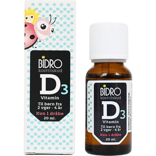 Bidro D3 Vitamin til Babyer - 20 ml.
