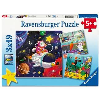 Ravensburger Puslespil Kids in Science 3x49 Brikker