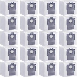 20 pakke st?vposer til robo-rock engangsst?vpose q5 q5+ q7 q7+ q7 max q7 max+ s7 maxv ultra s8+ s8 pro ultra robot vakuum q5 tasker: 3L stor kapa