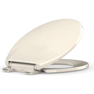 Toilet s?de rundt p? toiletstol med hurtig frigivelse og hurtig-vedvarende plast toilet s?de med bl?d t?ttere installation og ren-passer til de f