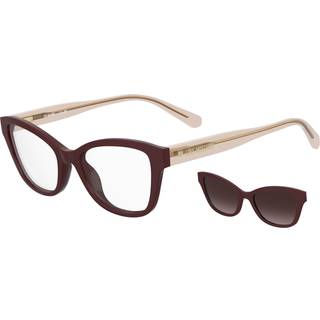 Moschino Junior MOL657/C/TN LHF Optiske stel Polyamid Bordeaux Brun Firkantet Normal Skygge