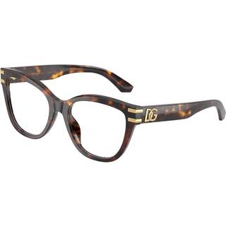 Dolce & Gabbana Kvinde DG3418 502 Optiske stel Acetat Skildpadde Transparent Sommerfugl Normal