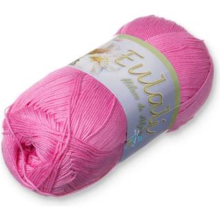 Eulali [100grs] af Omega - Bright 100% merceriseret egyptisk bomuldstr?d - Farve: 33 Azelea Pink