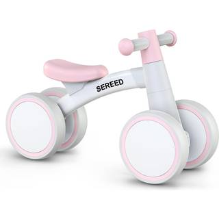 Sereed Baby Balance Cykel til 1 ?r gamle drenge piger 12-24 m?ned Toddler Balance Bike 4 Hjul Toddler F?rste cykel f?rste f?dselsdagsgaver