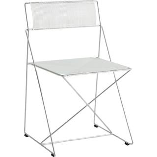 HAY X-Line Stol Varmgalvaniseret Stål/Chalk White