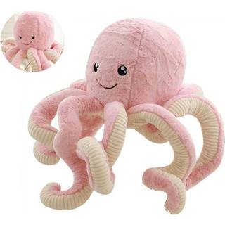 Joson Cute Octopus Plush Toys Soft Octopus Fyldte dyr Piger og drenge Voksen f?dselsdag (16 tommer lyser?d)