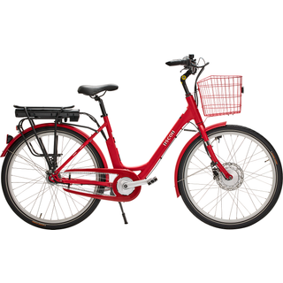 SCO Premium E-Fresh dame elcykel 7 gear 26" 11,6AH 2025 - rød (På lager i varehus)