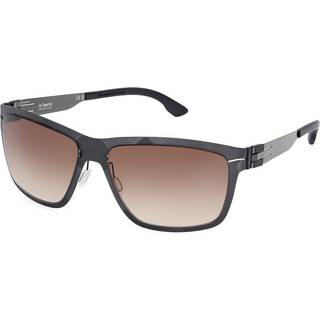 Ic! Berlin IC0058 FLX_S06 02W 60 Solbriller Mænd Black - Matte Black - 60mm