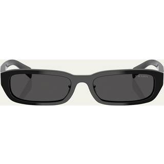 Prada PR B06SF Asian Fit 16K08Z 55 Solbriller Kvinder Black - Black - 55mm