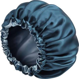 Satin Bonnet Silk Bonnet til Curly Hair Bonnet Braid Bonnet til Sleeping Bonnets til kvinder Stort dobbeltlag Justerbar