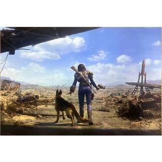 Fallout 4 Art Print Neighborhood Patrol 30 x 40 cm - unframed