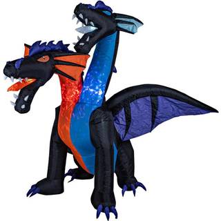 Halloween Dekoration, Oppustelig dragefigur, 208cm TILBUD NU