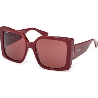 Max Mara Kvinde MM0131 HINGE 69S Solbriller Acetat Bordeaux Bordeaux Firkantet Normal