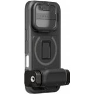 iPhone 16 Pro PolarPro LiteChaser 16 Base Bagside Cover - MagSafe Kompatibel - Gennemsigtig / Sort
