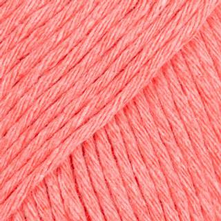 DROPS Cotton Light 49 Koral (Uni Colour) Indhold: 50% Bomuld, 50% Polyester Garngruppe: B (20 - 22 masker) / 8 ply / DK / worsted Vægt/længde: 50 g = ca. 105 meter Anbefalede pinde: 4 mm Strikkefasthed: 10 x 10 cm = 21 m x 28 p Finvask 40º / Tørres fladt.
