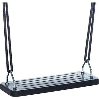 Gynge m. gummisæde 44,8 x 17,8 cm (sort reb)