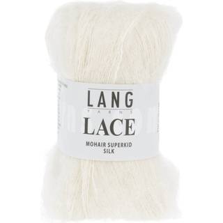 Lang Yarns Lace 094 Indhold: 58% Mohair, 42% Silke Vægt/længde: 25 g = ca 310 m Anbefalede pinde: 3.00-3.50 mm Strikkefasthed: 10 x 10 cm = 26 m x 40 p Vask: Håndvask / Brug aldrig skyllemiddel / Tørres fladt.