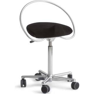 Sadelstol Dynamostol InCharge mellem 48-68 cm, Sort