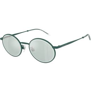 Giorgio Armani Kvinde AR6170 339265 Solbriller Metal Blå Lyseblå Rund Spejlet