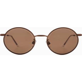 Giorgio Armani Kvinde AR6170 320173 Solbriller Metal Bronze Brun Rund Normal