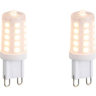 Sæt med 2 dæmpbare G9 LED-pærer Opal 3W 250lm 2200K