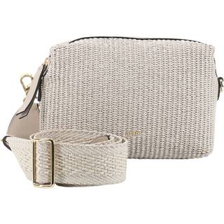 Abro Raffia Kaia Crossover taske beige