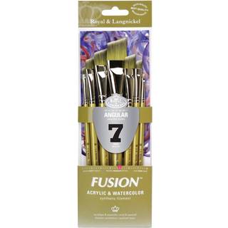 Royal og Langnickel Fusion Angular Brush Set (Pack of 7)
