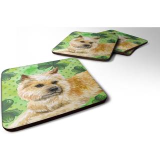 """" Caroline's Treasures Cairn Terrier St Patrick's Decorative Coasters multicolor """"
