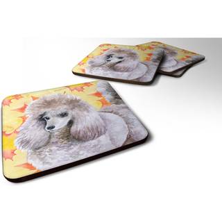 """" Caroline's Treasures Poodle Fall Decorative Coasters Multicolor """"