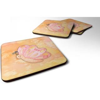 """" Caroline's Treasures Butterfly Watercolor Decorative Coasters 3.5 Multicolor """"