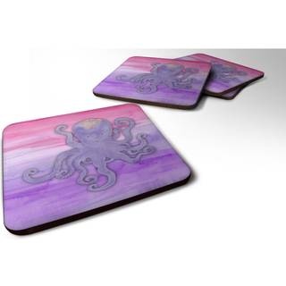 """" Caroline's Treasures Octopus Watercolor Decorative Coasters 3.5 multicolor """"