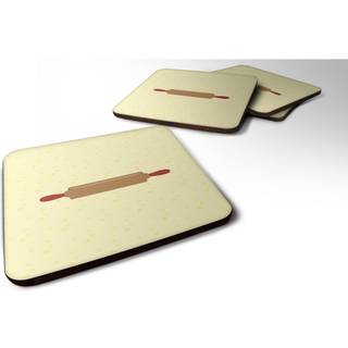 """" Caroline's Treasures Rolling Pin på gule dekorative kyster 3.5 multicolor """"