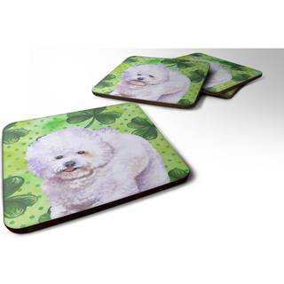 """" Caroline's Treasures Bichon Frize St Patrick's Decorative Coasters multicolor """"