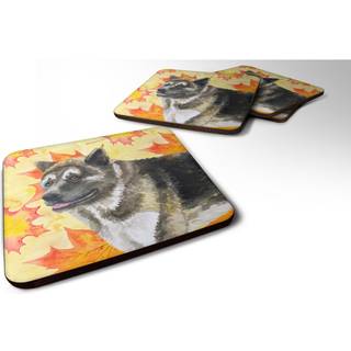 """" Caroline's Treasures American Akita Fall Decorative Coasters multicolor """"